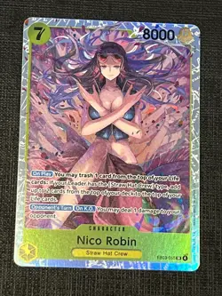 One Piece Nico Robin SR EB03-055 Heroines English NM - Image 1