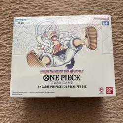 One Piece OP05 Awakening of the New Era Booster Box - 24 Packs English Sealed 810059783546 - Image 1