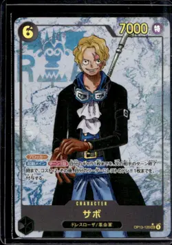 2025 One Piece Carrying on His Will Sabo Alternate Art Secret Rare #OP13-120 - Image 1