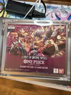 One Piece: A FIST OF DIVINE SPEED OP-11 Booster Box English SEALED With Acrylic - Image 1