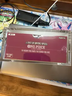 One Piece: A FIST OF DIVINE SPEED OP-11 Booster Box English SEALED With Acrylic - Image 2