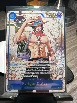 One Piece Carrying on His Will Portgas D Ace Alt Art OP13-119 SEC - Image 1