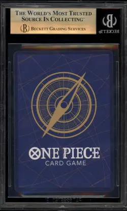 One Piece CCG Monkey.D.Luffy Fist of Divine Speed Manga Alt Art OP11-118 BGS 9.5 - Image 2