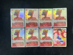 2025 One Piece TCG S-Chinese OP12-015 OP01-024 SR Monke D Luffy Holo LOt*8 LU57 - Image 1
