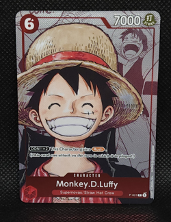 Monkey.D.Luffy (Alternate Art) P-001 25th Anniversary One Piece Promo #1 - Image 1