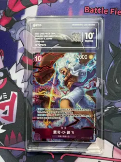 MONKEY D. LUFFY One Piece Chinese 2nd Anniversary OP05-119 PCG 10 PRISTINE JE21 - Image 1