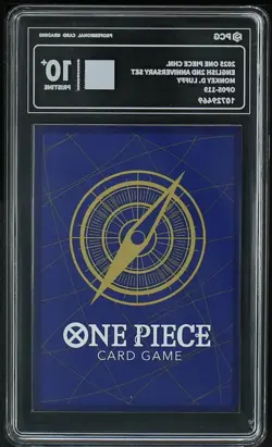 MONKEY D. LUFFY One Piece Chinese 2nd Anniversary OP05-119 PCG 10 PRISTINE JE21 - Image 2