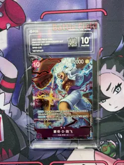 MONKEY D. LUFFY One Piece Chinese 2nd Anniversary OP05-119 PCG 10 PRISTINE JE21 - Image 3