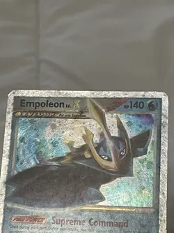 2007 Pokemon Empoleon LV.X Reverse Holo Rare Lot x2 Diamond And Pearls TCG Card - Image 4