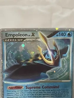 2007 Pokemon Empoleon LV.X Reverse Holo Rare Lot x2 Diamond And Pearls TCG Card - Image 5