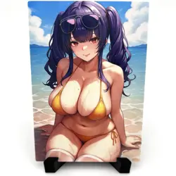 Azur Lane Pola Sexy Bikini Anime Waifu Girl Lewd Doujin Goddess Story Art Card - Image 1