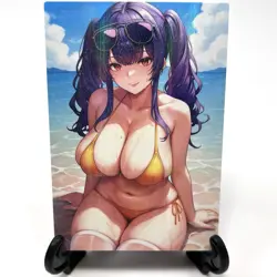 Azur Lane Pola Sexy Bikini Anime Waifu Girl Lewd Doujin Goddess Story Art Card - Image 2
