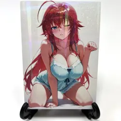 High School DxD Rias Gremory Sexy Hot Anime Waifu Girl Goddess Story Art Card - Image 2