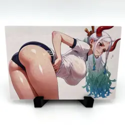 One Piece Yamato Sexy Hot Anime Waifu Girl Doujin Lewd Goddess Story Art Card - Image 1