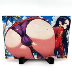 One Piece Boa Hancock Sexy Anime Waifu Girl Doujin Lewd Goddess Story Art Card - Image 1