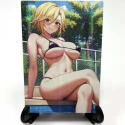 Sexy Hot Bikini Anime Waifu Girl Doujin Lewd Goddess Story Holographic Art Card - Image 2