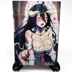 Overlord Albedo Sexy Hot Anime Waifu Girl Lewd Doujin Goddess Story ACG Art Card - Image 1