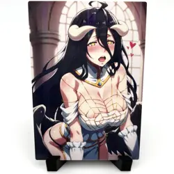 Overlord Albedo Sexy Hot Anime Waifu Girl Lewd Doujin Goddess Story ACG Art Card - Image 2