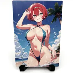 Mobile Suit Gundam Amate Yuzuriha Sexy Anime Waifu Girl Goddess Story Art Card - Image 1
