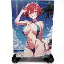 Mobile Suit Gundam Amate Yuzuriha Sexy Anime Waifu Girl Goddess Story Art Card - Image 2