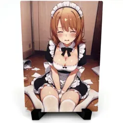 OreGairu Iroha Isshiki Sexy Anime Waifu Maid Girl Lewd Goddess Story Art Card - Image 1