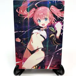 TenSura Milim Nava Sexy Hot Anime Waifu Girl Doujin Lewd Goddess Story Art Card - Image 2