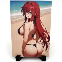 High School DxD Rias Gremory Sexy Bikini Anime Waifu Girl Goddess Story Art Card - Image 1