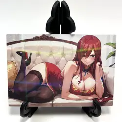 Fairy Tail Erza Scarlet Sexy Anime Waifu Girl Doujin Lewd Goddess Story Art Card - Image 2