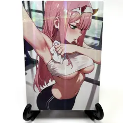 Darling in the Franxx Zero Two Sexy Hot Anime Waifu Girl Goddess Story Art Card - Image 2