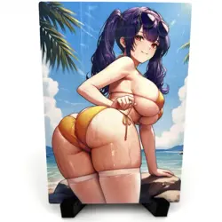Azur Lane Pola Sexy Hot Bikini Anime Waifu Girl Doujin Lewd Goddess Story Card - Image 1