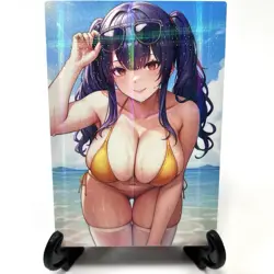 Azur Lane Pola Sexy Bikini Anime Waifu Girl Doujin Lewd Goddess Story Art Card - Image 2