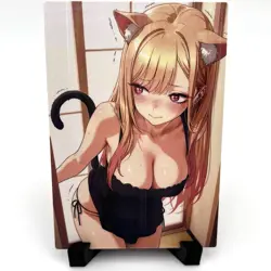 My Dress-Up Darling Marin Kitagawa Sexy Anime Waifu Cat Girl Goddess Story Card - Image 1