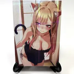 My Dress-Up Darling Marin Kitagawa Sexy Anime Waifu Cat Girl Goddess Story Card - Image 2