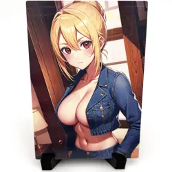MobuSeka Angelica Rapha Redgrave Sexy Anime Waifu Girl Goddess Story Art Card - Image 1