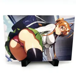 Highschool of the Dead Rei Miyamoto Sexy Anime Waifu Girl Goddess Story Art Card - Image 1