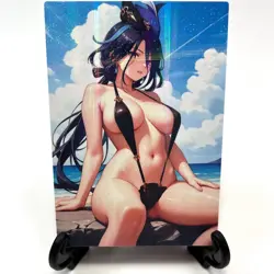 Genshin Impact Clorinde Sexy Anime Waifu Girl Lewd Doujin Goddess Story Art Card - Image 2