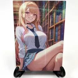 My Dress-Up Darling Marin Kitagawa Sexy Anime Waifu Girl Goddess Story Art Card - Image 2