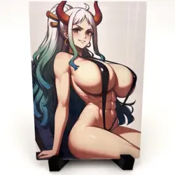 One Piece Yamato Sexy Hot Anime Waifu Girl Doujin Lewd Goddess Story Art Card - Image 1