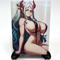 One Piece Yamato Sexy Hot Anime Waifu Girl Doujin Lewd Goddess Story Art Card - Image 2