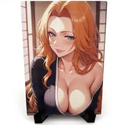 Bleach Rangiku Matsumoto Sexy Hot Anime Waifu Girl Lewd Goddess Story Art Card - Image 1
