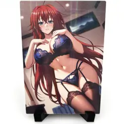 High School DxD Rias Gremory Sexy Lingerie Anime Waifu Goddess Story Art Card - Image 1