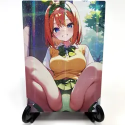 The Quintessential Quintuplets Yotsuba Nakano Anime Waifu Goddess Story Art Card - Image 2