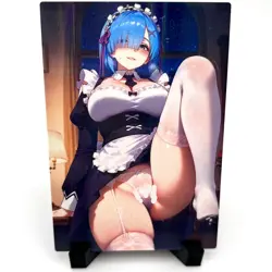 Re: Zero Rem Sexy Anime Waifu Maid Girl Lewd Doujin Goddess Story Holo Art Card - Image 1