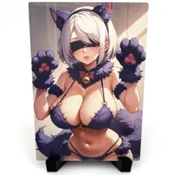 NieR: Automata 2B Sexy Hot Anime Waifu Cat Girl Lewd Goddess Story ACG Art Card - Image 2