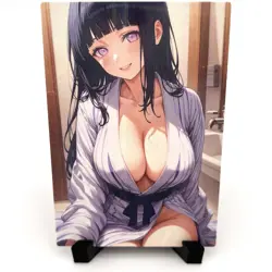 Naruto Hinata Hyuga Sexy Hot Anime Waifu Girl Doujin Lewd Goddess Story Art Card - Image 1