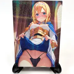 Sword Art Online Alice Zuberg Sexy Anime Waifu Girl Lewd Goddess Story Art Card - Image 2