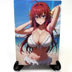 High School DxD Rias Gremory Sexy Hot Anime Waifu Girl Lewd Goddess Story Card - Image 2