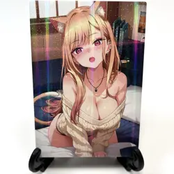 My Dress-Up Darling Marin Kitagawa Sexy Anime Waifu Girl Lewd Goddess Story Card - Image 2