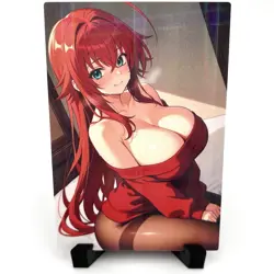 High School DxD Rias Gremory Sexy Hot Anime Waifu Girl Lewd Goddess Story Card - Image 1