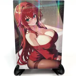 High School DxD Rias Gremory Sexy Hot Anime Waifu Girl Lewd Goddess Story Card - Image 2